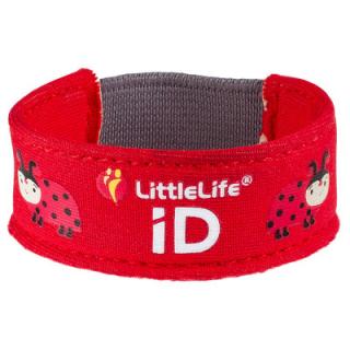 Dětský identifikační náramek Safety iD Strap LittleLife Červená