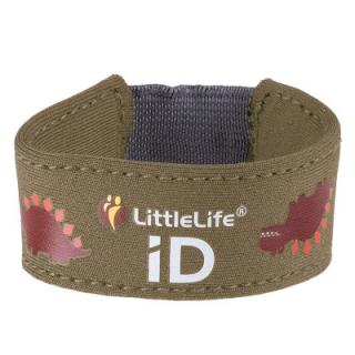 Dětský identifikační náramek Safety iD Strap LittleLife Hnědá