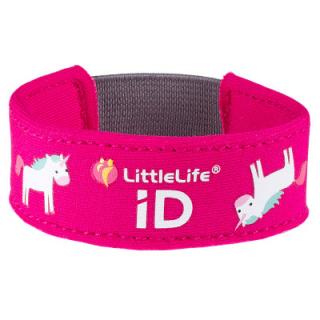 Dětský identifikační náramek Safety iD Strap LittleLife Růžová