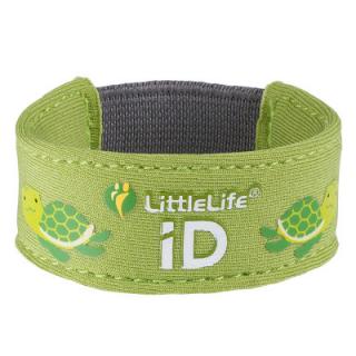 Dětský identifikační náramek Safety iD Strap LittleLife Zelená