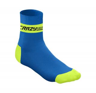 Funkční nízké ponožky Carbon CRAZY - energy-bluette 39-42