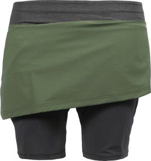 Funkční sukně s vnitřními šortkami Outdoor Skort SKHOOP - Dark Green 36/S