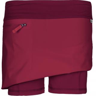 Funkční sukně s vnitřními šortkami Outdoor Skort SKHOOP - ruby red 34/XS