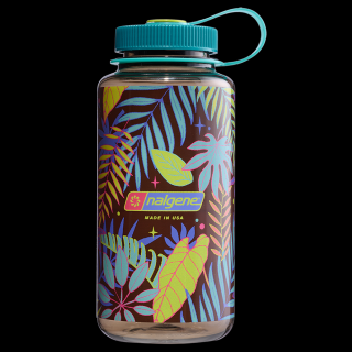 Lahev s širokým hrdlem Wide Mouth Sustain 1l Nalgene - woodsman/botanical