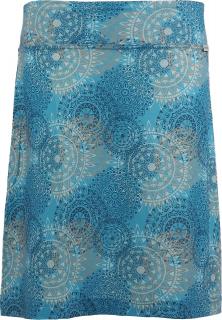 Letní funkční sukně pod kolena Fiona Knee SKHOOP - Denim Blue 34/XS