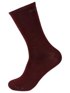 Merino ponožky All Day 2-pack [sn] -  wine tating/pirate grey 39-42