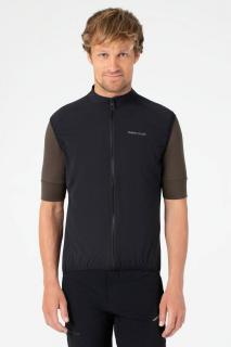 Pánská cyklo merino vesta Unstoppable Gilet [sn] - Jet black L