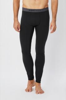 Pánské merino dlouhé spodky Base Tight 175 [sn] -  jet black XXL