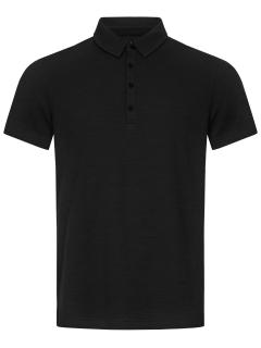 Pánské merino polotriko Wenger Polo [sn] - jet black 42/XL