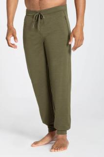 Pánské merino tepláky City Cuffed Pants [sn] - olive L