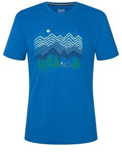 Pánské merino triko Camping Nights Tee [sn] - High Tide/Various M