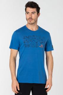 Pánské merino triko Dont Get Lost Tee [sn] -  High Tide/Jet Black/Puffin L