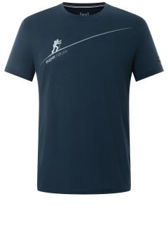 Pánské merino triko  HAUTE ROUTE TEE [sn] - Blueberry/Feather Grey XXL