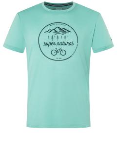 Pánské merino triko Trails Tee [sn] - Wasabi/Deep Jungle L