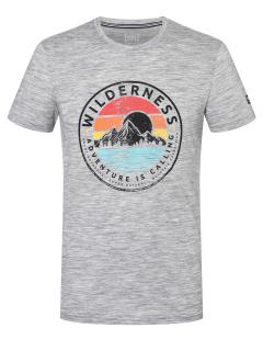 Pánské merino triko Wilderness Tee [sn] - ash melange/wilderness XL