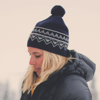 Pletená vlněná čepice Scandinavian Beanie SKHOOP - navy