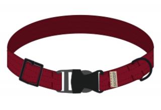 Psí obojek Nikita Dog Collar SKHOOP - ruby red