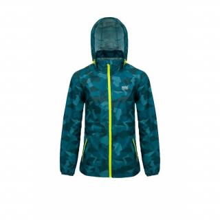 Sbalitelná nepromokavá unisex bunda Mac Edition - teal camo XS