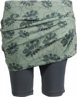 Sportovní sukně s vnitřními šortkami Magda Knee Skort SKHOOP - Lush Green 38/M