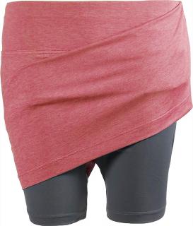 Sportovní sukně s vnitřními šortkami Mia Knee Skort SKHOOP - Coral 36/S