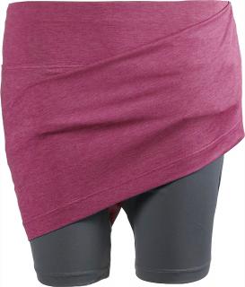 Sportovní sukně s vnitřními šortkami Mia Knee Skort SKHOOP - Fuccia 34/XS