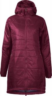 VZ dámský zateplený kabát Lykke Hood Parka SKHOOP - Ruby Red vel. 38