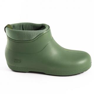 Zimní nízké zateplené holinky Wets Nordic Grip - olivová 43