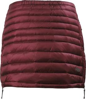 Zimní péřová minisukně Miranda Down Skirt SKHOOP - Ruby Red 42/XL