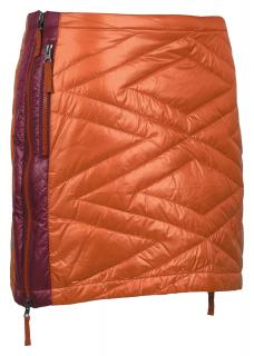 Zimní prošívaná péřová sukně Molly Down SKHOOP - burnt orange 42/XL