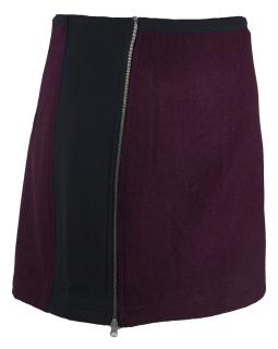 Zimní sukně s vlnou Penny Short SKHOOP - ruby red 36/S