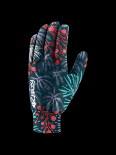 Zimní tenké sportovní rukavice Touch CRAZY - winter garden M