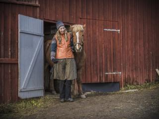 Zimní zateplená cyklo sukně Bonnie Knee SKHOOP - olive 36/S