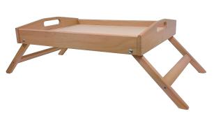 Dřevěný servírovací podnos do postele Barevné provedení: Přírodní