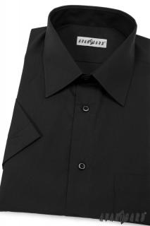 Pánská černá košile KLASIK 351-23 Velikost: 42/182