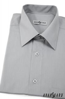 Pánská šedá košile KLASIK 351-21 Velikost: 40/182