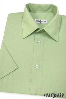 Pánská světle zelená košile KLASIK 351-8 Velikost: 52/182