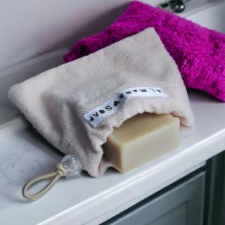 Almara Soap Textilní sáček na mýdlo Růžový