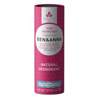 Ben & Anna Tuhý deodorant Růžový grapefruit 40 g