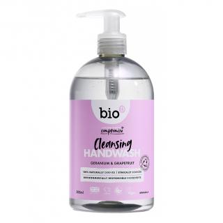 Bio-D Antibakteriální mýdlo na ruce Geránie a Grapefruit 500ml