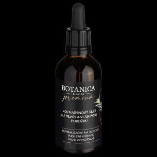 BOTANICA SLAVICA PREMIUM Intenzivní rozmarýnový olej pro vlasy a vlasovou pokožku - růst, regenerace, posílení 50 ml
