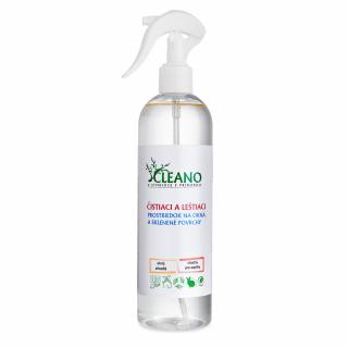 CLEANO Čistící a leštící prostředek na okna a skleněné povrchy 500ml
