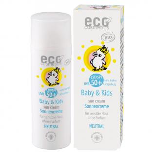 Eco Cosmetics Baby Dětský opalovací krém Neutral SPF 50+ BIO 50ml