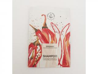 Hands on Veggies BIO Šampon pro objem vlasů s chili a červeným pomerančem Objem: 10 ml (vzorek)