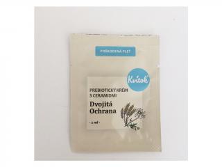 KVITOK Prebiotický pleťový krém s ceramidy Dvojitá ochrana Objem: 2 ml (vzorek)