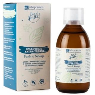 laSaponaria Extra svěží ústní voda s mátou a zlatobýlem BIO 250 ml