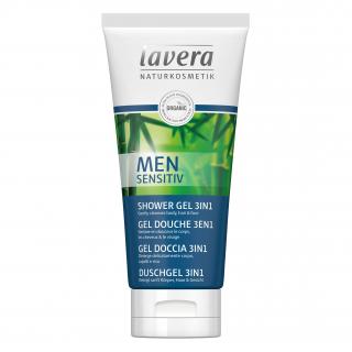 Lavera Vlasový a tělový šampon pro muže 3v1 BIO Bambus & BIO Guarana 200ml