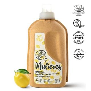Mulieres Koncentrovaný prací gel BIO Svěží citrus 1,5 l (37praček)
