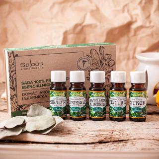 Saloos Sada esenciálních olejů Domácí aroma lékárnička