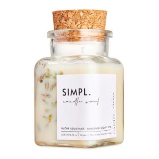 SIMPL. Candle soul - eko svíčka Pivoňka a pampeliška 175 ml