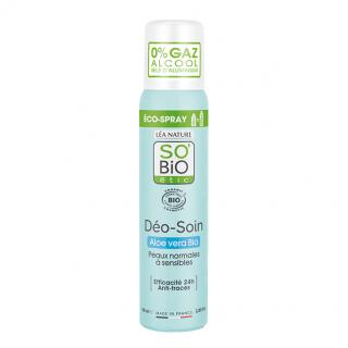 SO'BiO ÉTIC Deodorant přírodní ECO SPRAY 24h Aloe vera 100 ml BIO